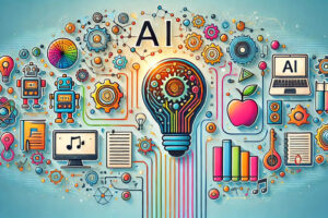 DALL·E 2024-08-01 12.40.48 – A dynamic and vibrant banner image promoting an educational event about artificial intelligence applications for teachers. The image should include ic (1) (1)